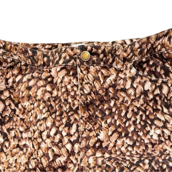 COLDWATER CREEK SZ 12 ANIMAL PRINT  COTTON SPANDEX 5PKT JEANS - Picture 4 of 6